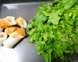 ✰ちくわと塩昆布✰かぶの葉いため作り方1写真