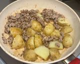 新じゃがとひき肉のデミ風チーズ焼き作り方4写真