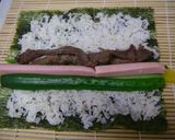 韓国焼肉海苔巻き　プルコギキムパプ作り方5写真