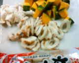 ◎◎◎ちくわと南瓜のお味噌汁◎◎◎作り方1写真
