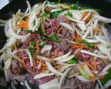 韓国　野菜の焼肉　ヤッチェプルコギ作り方2写真