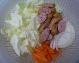 韓国　キャベツのスープ　ヤンペッチュグク作り方1写真