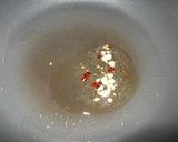 ペペロンチーノに青じそドレッシング作り方1写真