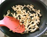 食物繊維タップリ！　きのこと水菜のサラダ作り方1写真