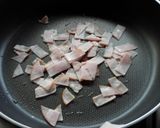 小松菜とハムの中華味炒め作り方2写真