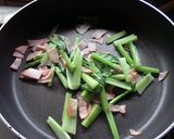 小松菜とハムの中華味炒め作り方3写真