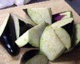 鰹のアラ&内臓の茄子甘辛煮作り方2写真