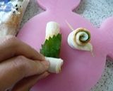 ちくわの大葉♡クルクル♡作り方3写真