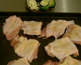 すだち風味のガーリックチキン作り方1写真