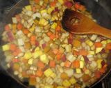コリコリ根菜と大豆ヘルシー甘辛カレー炒め作り方4写真