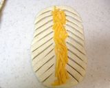 米粉生地で　トリプルチーズの焼ちくわパン作り方6写真