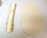 米粉生地で　トリプルチーズの焼ちくわパン作り方5写真