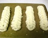 米粉生地で　トリプルチーズの焼ちくわパン作り方11写真