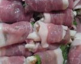 　美味!！梅と長芋の肉巻きてんぷら作り方2写真