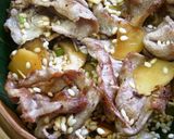 豚肉の中華おこわ蒸篭飯作り方10写真