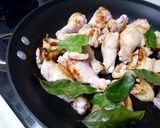 鶏とりんごの重ね焼き作り方2写真