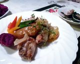 鶏とりんごの重ね焼き作り方9写真