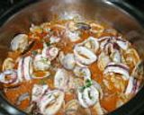 イカとアサリの野菜ジュース煮作り方6写真