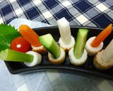 ちくわ＆野菜スティック　チーズソース添え作り方6写真