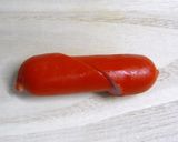 キャラ弁　ソーセージであざらし作り方1写真
