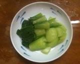 酸っぱ辛くて大人味☆青梗菜のおひたし作り方3写真