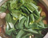 ♡鶏団子と青梗菜でザーサイ鍋♡　作り方5写真