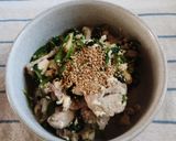 ほうれん草と豆腐・豚肉の塩こうじ炒め作り方12写真