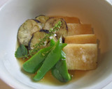 高野豆腐と野菜のさっぱり揚げ浸し作り方7写真