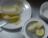 離乳食初期～　きなこバナナヨーグルト作り方1写真