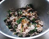 ☆牛肉とほうれん草のお好みソース和え☆作り方5写真
