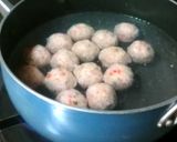 ヘルシー肉団子とレタスのスープ作り方1写真