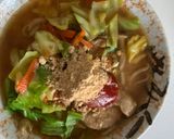 お一人様味噌ラーメン簡単パスタ風隠し味作り方2写真