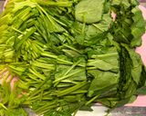 ほうれん草とベーコン、コーンのバター炒め作り方1写真