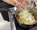 調理実習　一番だしで美味しい肉じゃが作り方4写真