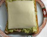 昼食に　卵とアボカドベーコンのトースト作り方10写真