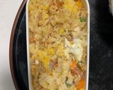 レンジ簡単中華風梅カルボ味炒飯弁当作り方13写真