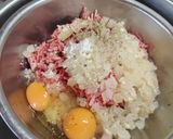 お好み焼きソースで🌟簡単ハンバーグ作り方2写真