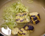 簡単！焼かない焼き茄子と豚ヒレかつの塩餡作り方4写真