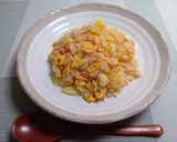 桜えびのシンプル塩炒飯作り方6写真