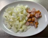 ケチャップで作るミネストローネ風！作り方1写真