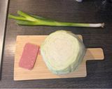 キャベツとハムの炒め物作り方1写真