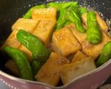 すりごま味噌厚揚げシシトウ炒め作り方3写真
