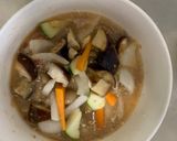 ゴロゴロ野菜魚肉味噌トマトドリア味炒煮風作り方13写真