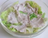 旨辛♡豚肉とレタスのレンジ蒸し作り方4写真