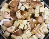 高野豆腐としいたけの含め煮作り方4写真