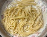 さっぱりレモンのクリームパスタ作り方5写真