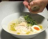 ダイエットに鶏ハムのヘルシー豆乳ラーメン作り方27写真