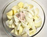 ワンボールレンジ、白ワインの鶏肉じゃが！作り方2写真