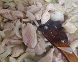 鶏むね肉と白菜のクリームスープパスタ作り方3写真