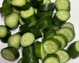 疲れた日に⭐︎きゅうりの酢の物作り方1写真